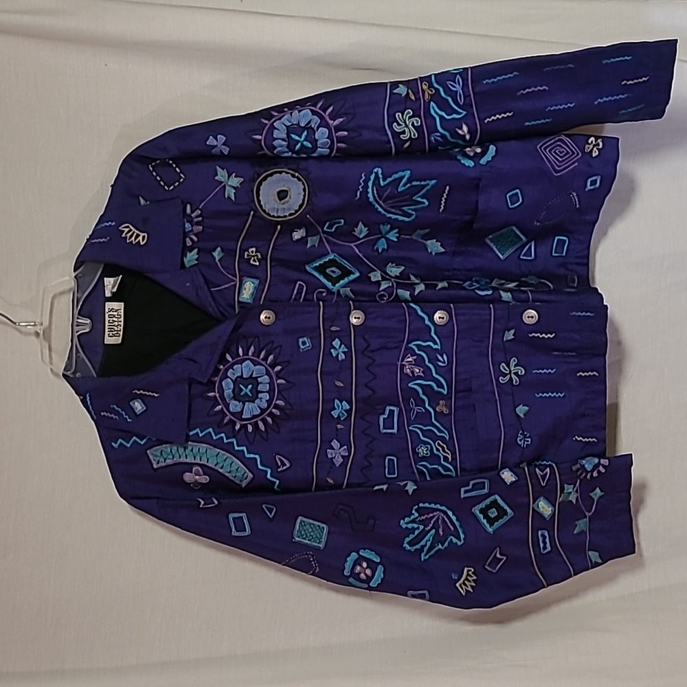 Chico's embroidered jacket